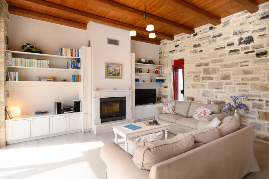 το καθιστικό της βίλας