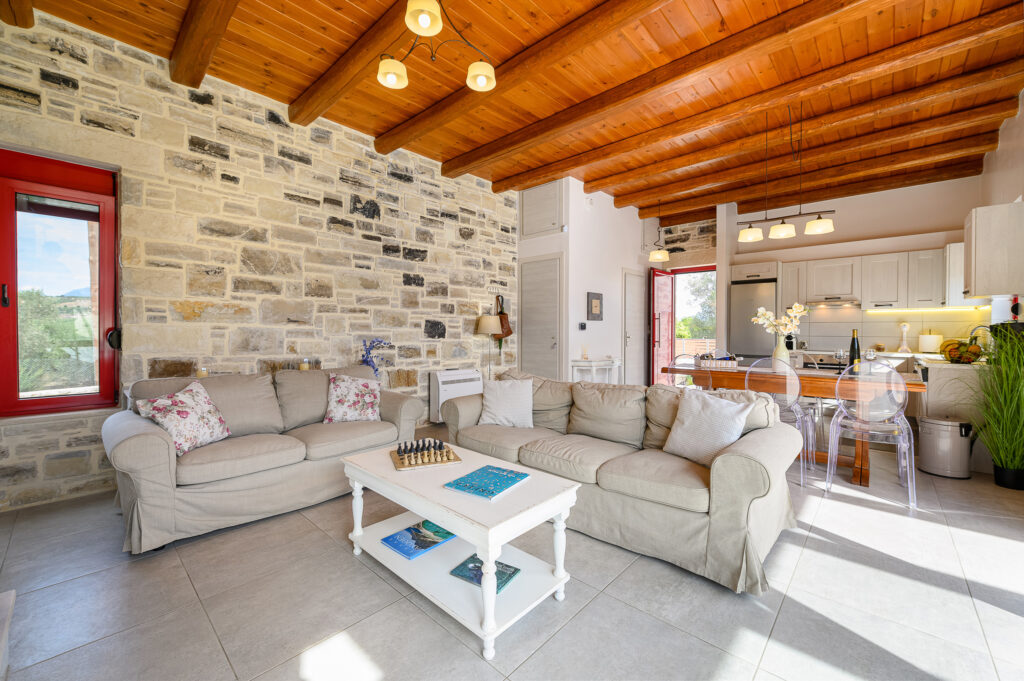 το καθιστικό της βίλας